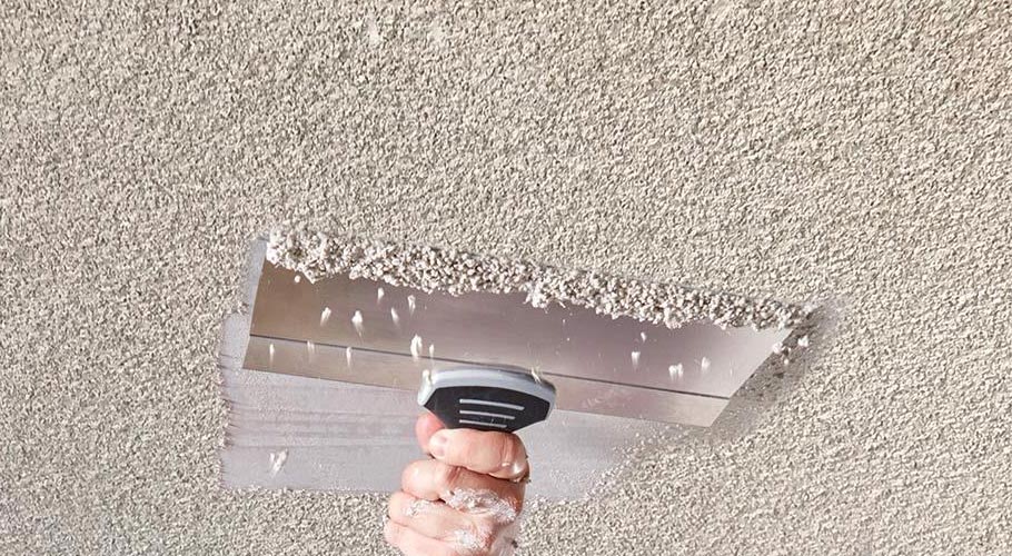 popcorn ceiling