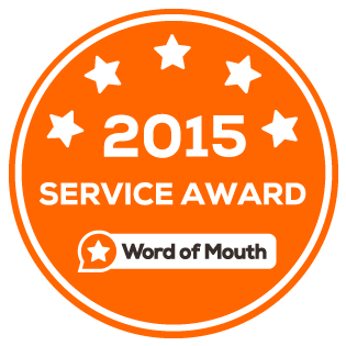 Word of Mouth 2015 service award