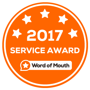 Word of Mouth 2017 service award