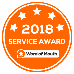 Word of Mouth 2018 service award