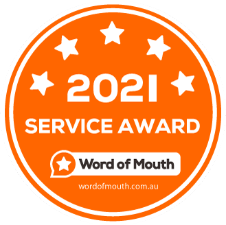 Word of Mouth 2021 service award