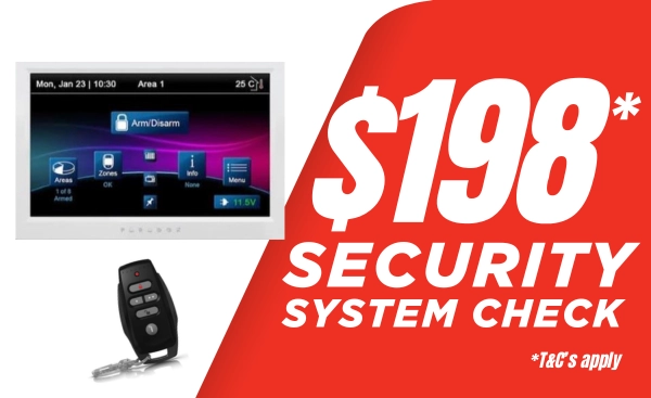 $198 Security System Check