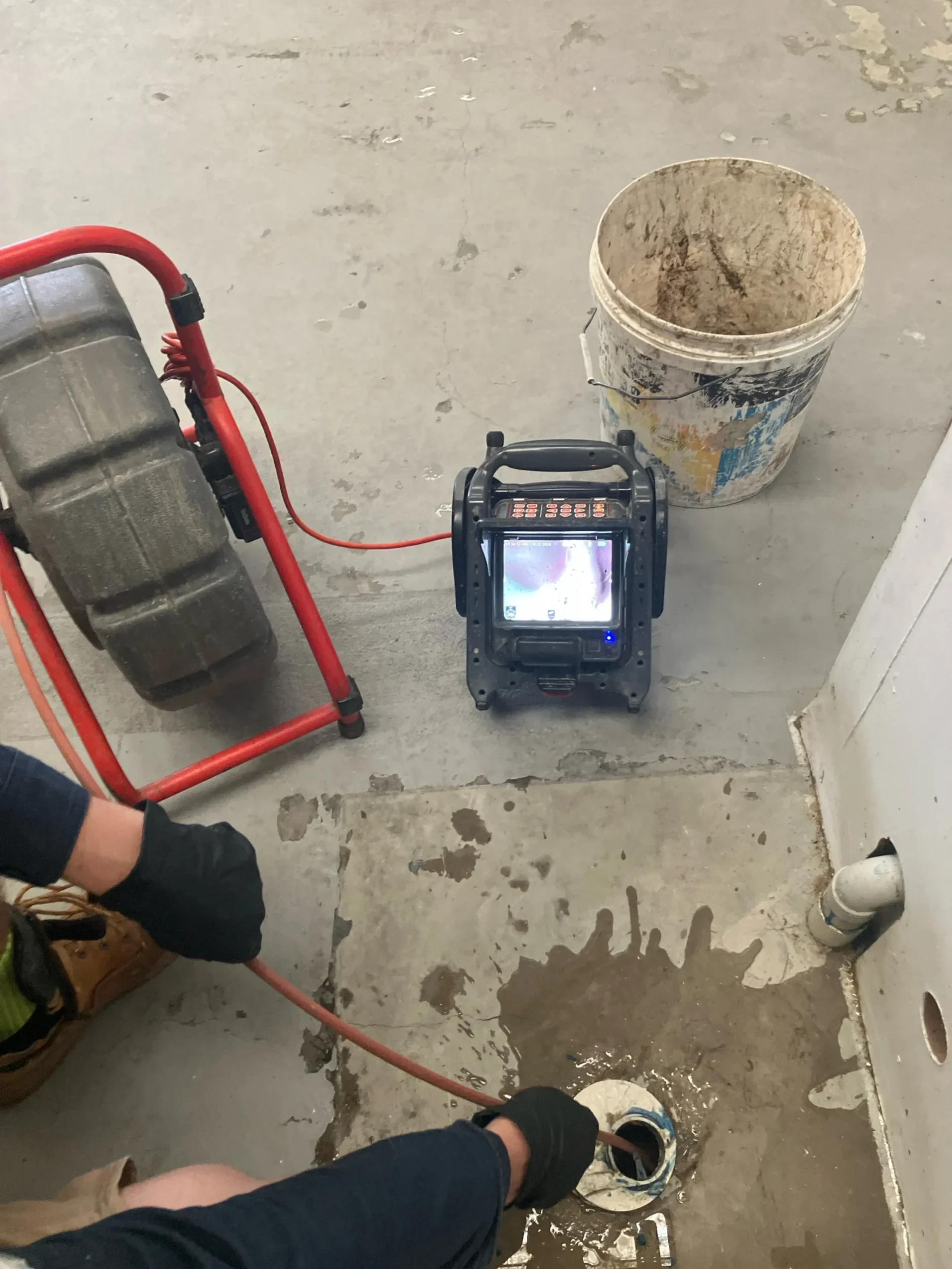 drain camera