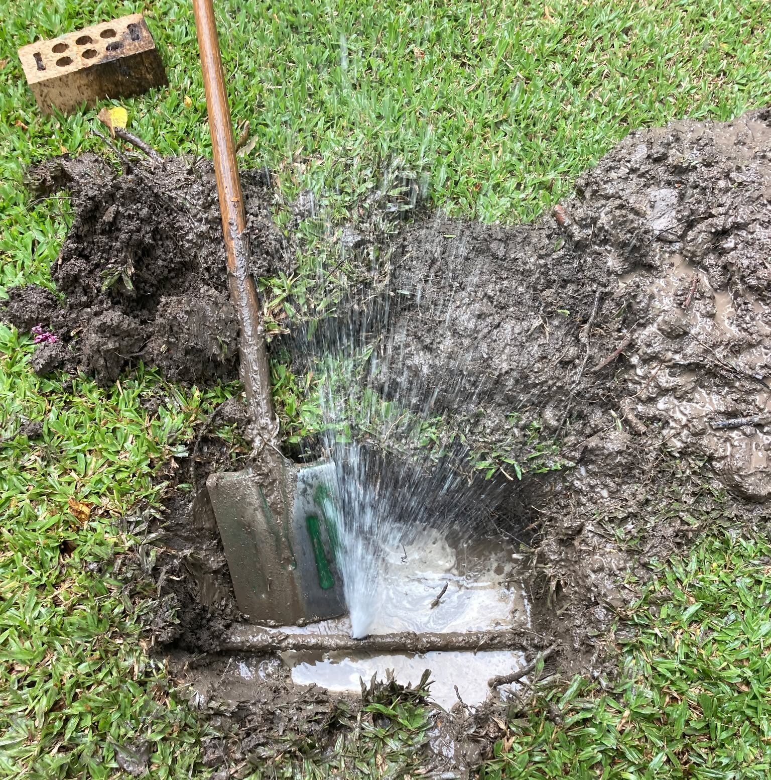 broken pipe