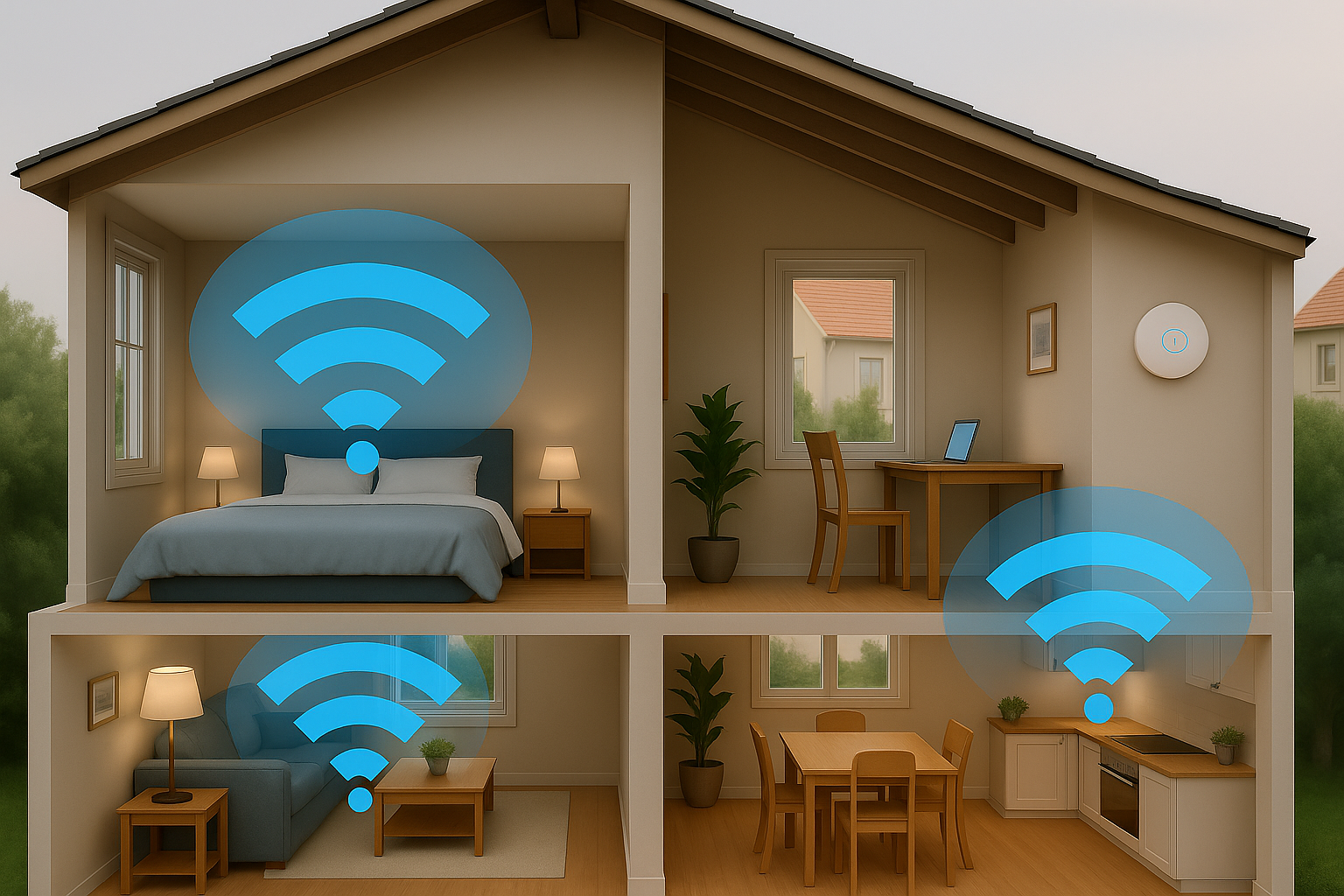 20250523_1054_Smaller Ubiquiti Devices_remix_01jvxa1v71f6mtcgfmehw3e5b3