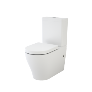 Luna Wall Faced Toilet Suite - Bottom Inlet