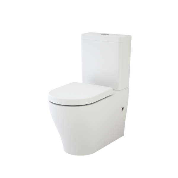 Luna Wall Faced Toilet Suite - Bottom Inlet