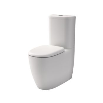 Contura II Cleanflush? Wall Faced Close Coupled BI Suite - Matte White