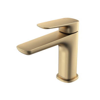 Contura II Basin Mixer - Brushed Brass