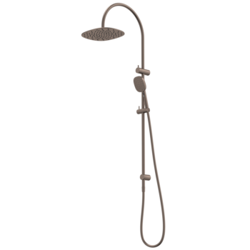 Contura II Rail Shower with Overhead - Brushed Bronze