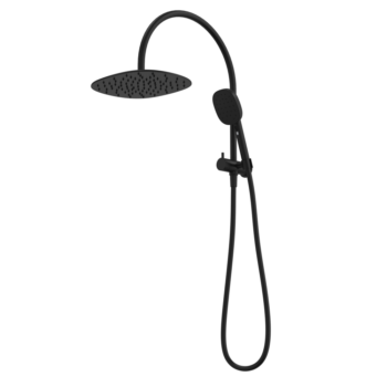 Contura II Compact Twin Shower - Black