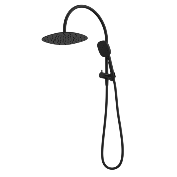 Contura II Compact Twin Shower - Black