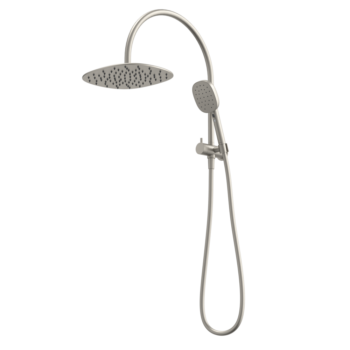 Contura II Compact Twin Shower - Brushed Nickel