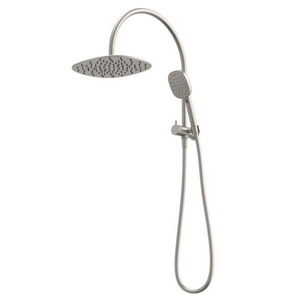 Contura II Compact Twin Shower - Brushed Nickel