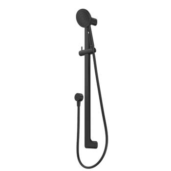 Urbane II Universal Rail Shower - Black