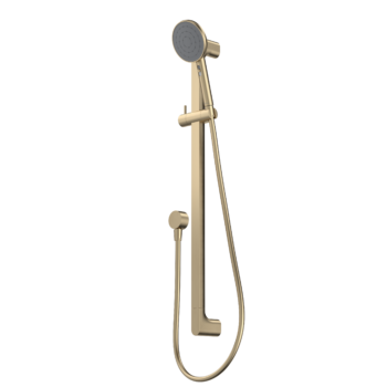 Urbane II Universal Rail Shower - Brushed Brass