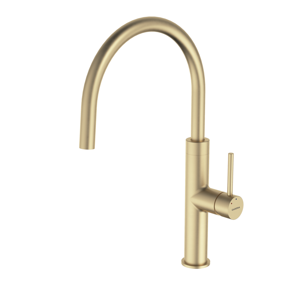 Liano II Sink Mixer - Brushed Brass - Lead Free