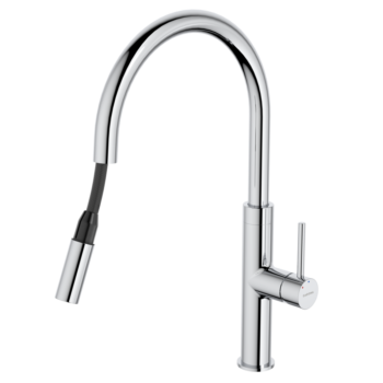 Liano II Pull Out Sink Mixer - Chrome - Lead Free