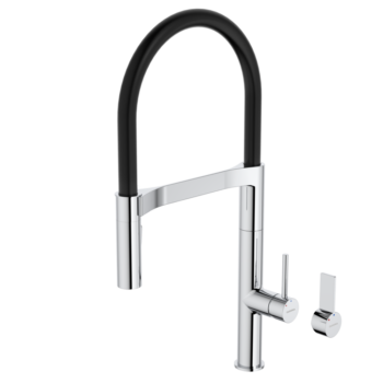 Liano II Pull Down Sink Mixer with Dual Spray - Chrome - Lead Free