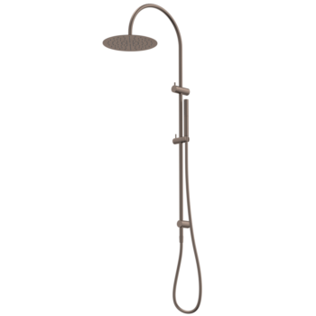 Liano II 3 Function Microphone Rail Shower with Overhead - Brushed Bronze