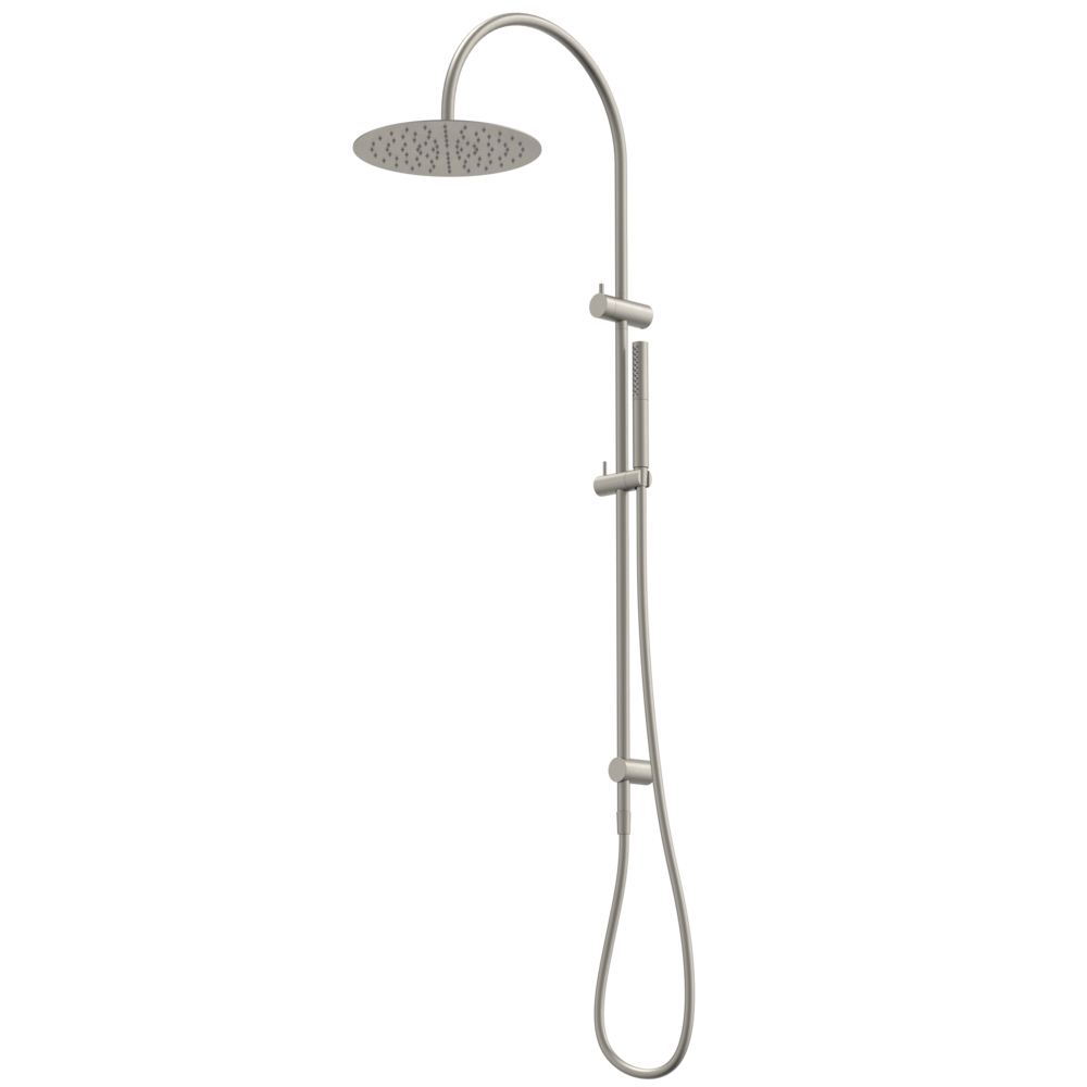 Liano II Rail Shower with Overhead - Brushed Nickel