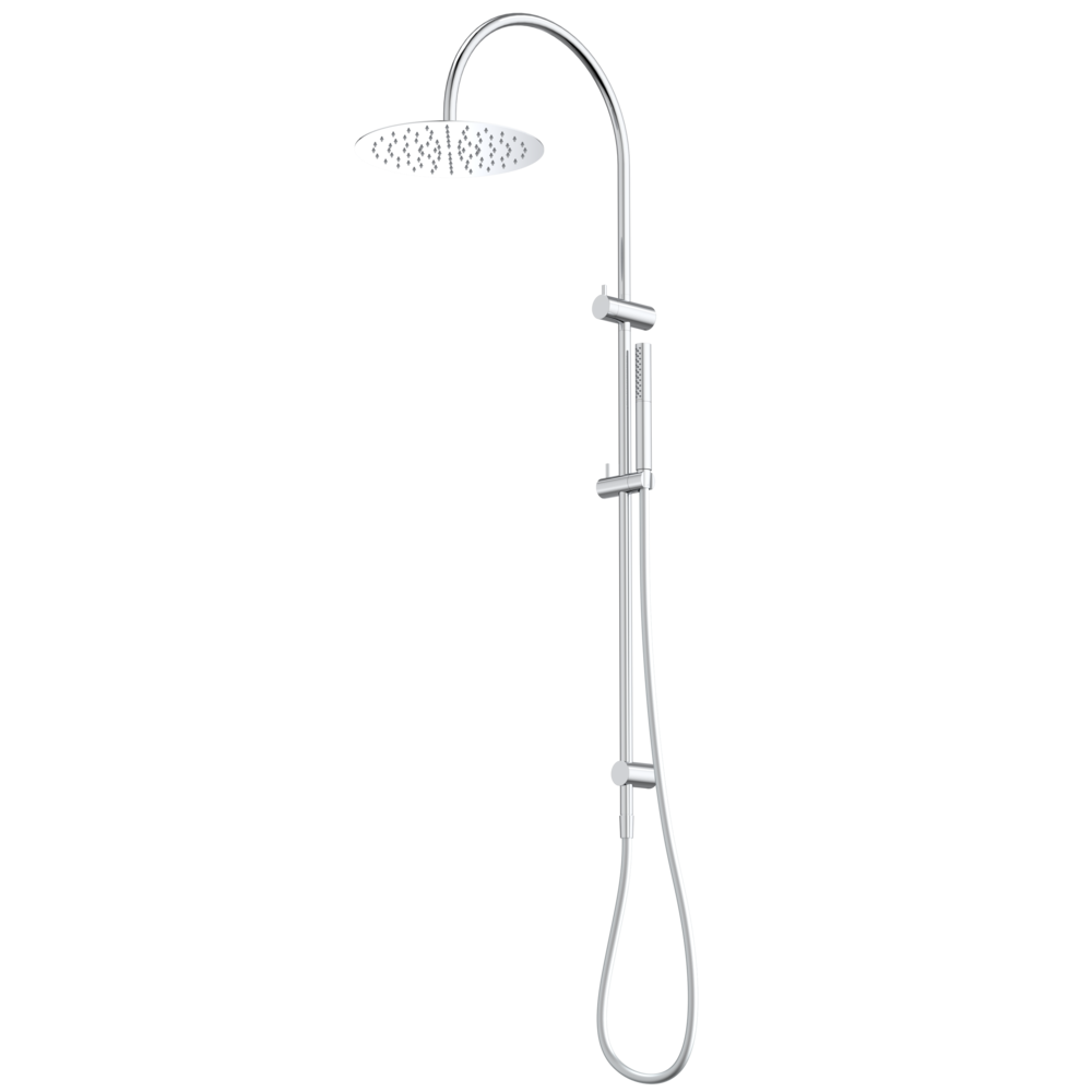 Liano II Rail Shower with Overhead - Chrome