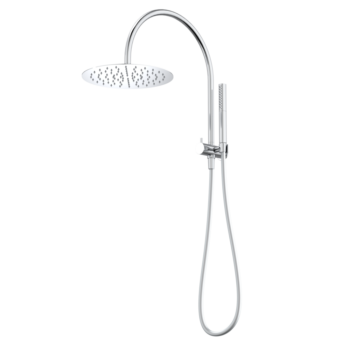 Liano II Compact Twin Shower with Overhead - Chrome