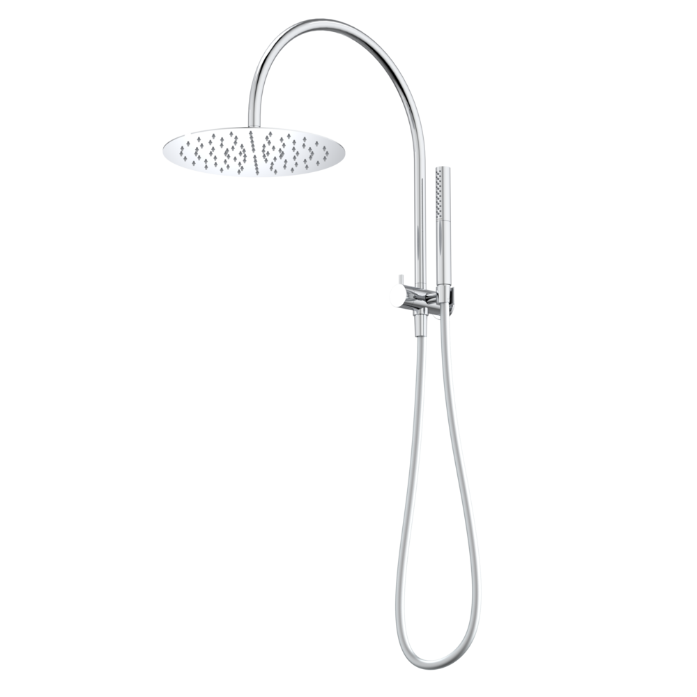 Liano II Compact Twin Shower with Overhead - Chrome