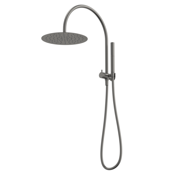 Liano II Compact Twin Shower with Overhead - Gunmetal