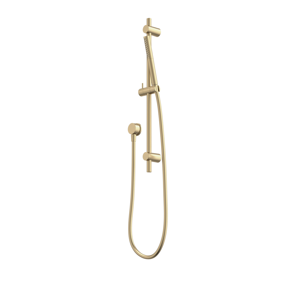Liano II 3 Function Microphone Rail Shower - Brushed Brass