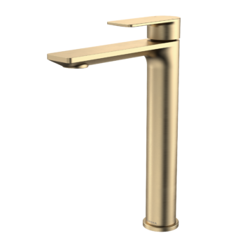 Urbane II Tower Basin Mixer - Brushed Brass - LF