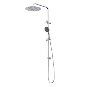 Urbane II Rail Shower with 300mm Overhead - Chrome