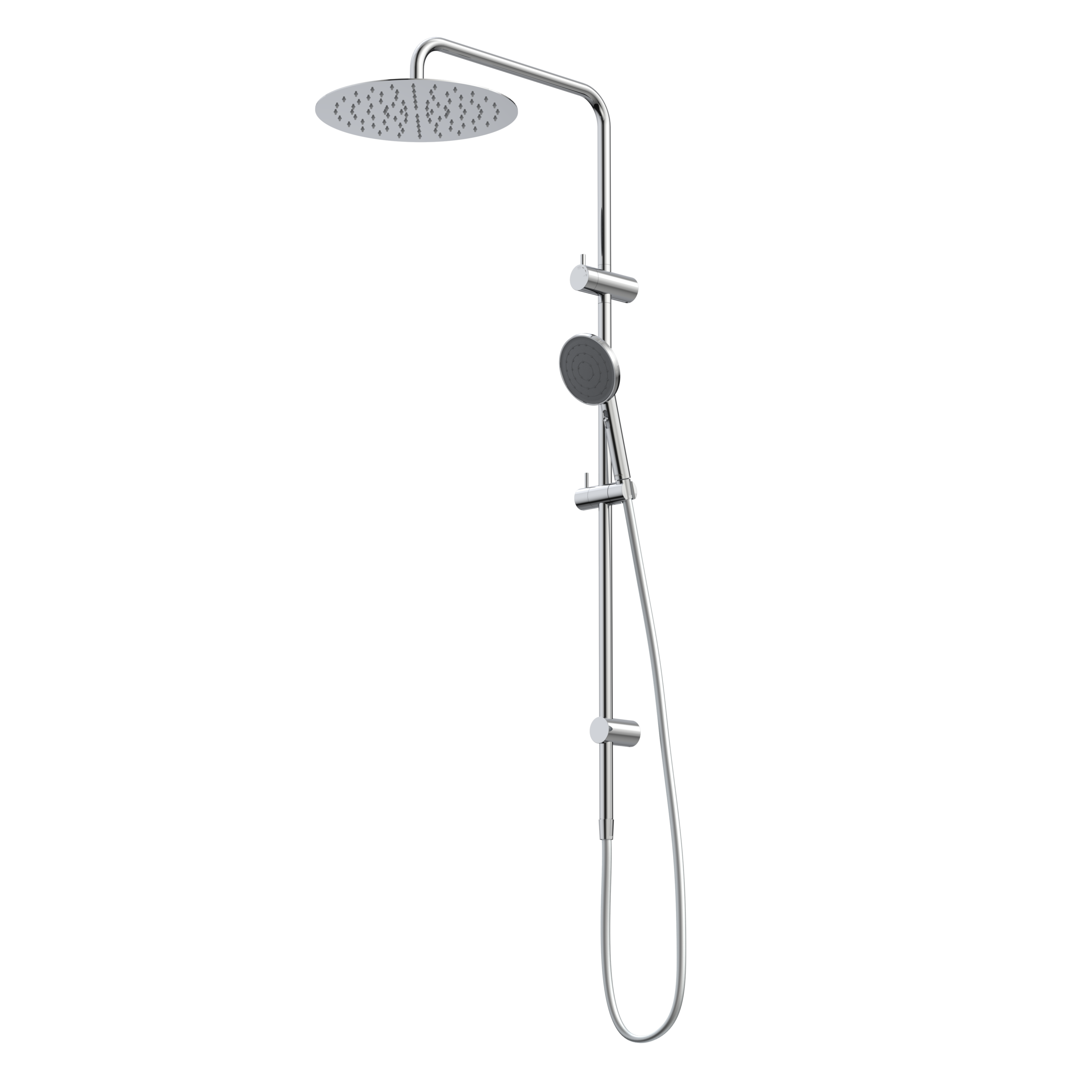 Urbane II Rail Shower with 300mm Overhead - Chrome