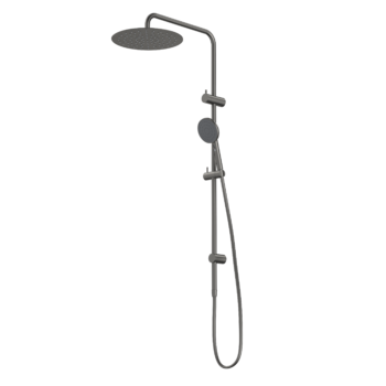 Urbane II Rail Shower with 300mm Overhead - Gunmetal