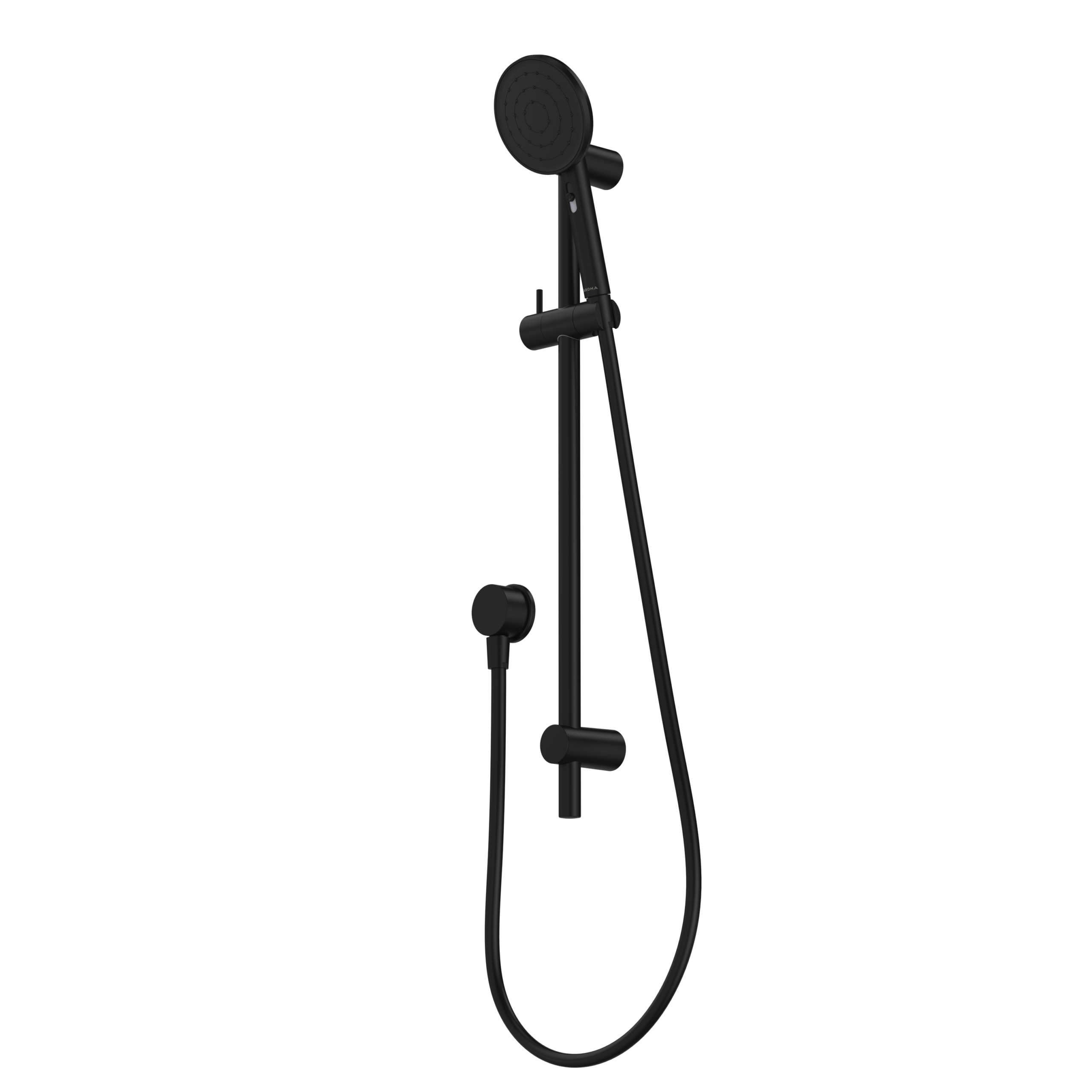 Urbane II Rail Shower - Matte Black
