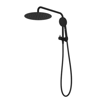 Urbane II Compact Twin Shower - Matte Black