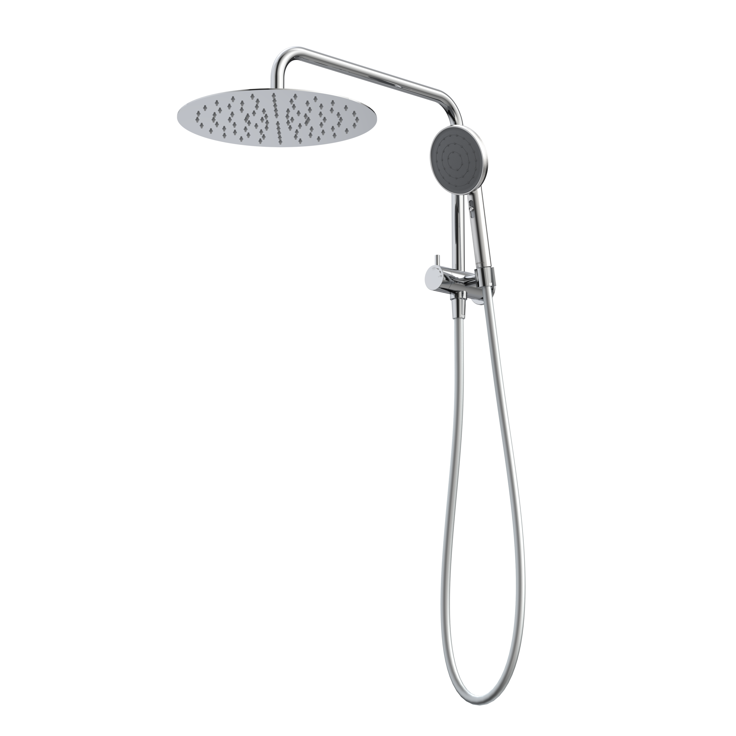 Urbane II Compact Twin Shower - Chrome