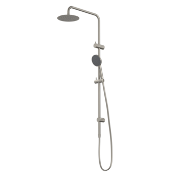 Urbane II Rail Shower with 200mm Overhead - Brushed Nickel