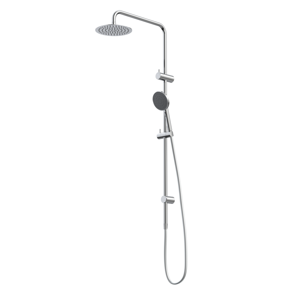 Urbane II Rail Shower with 200mm Overhead - Chrome