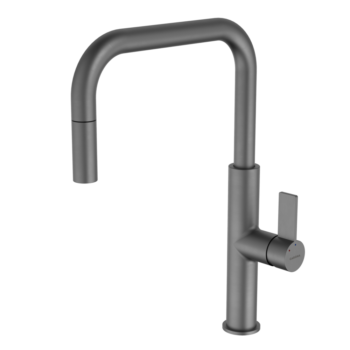 Urbane II Pull Out Sink Mixer - Gunmetal - Lead Free