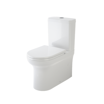 Basis Back To Wall Toilet Suite - Back Entry