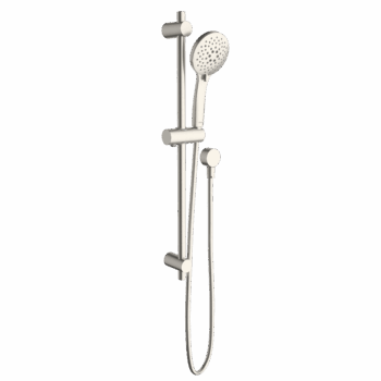Basis Round Rail Shower (4 Star)- Brushed Nickel