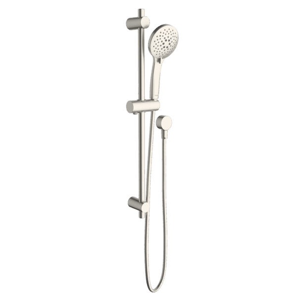 Basis Round Rail Shower (4 Star)- Brushed Nickel