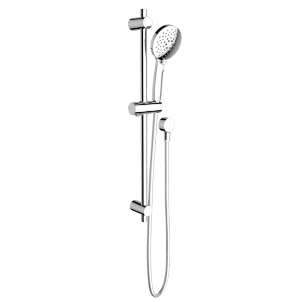 Basis Round Rail Shower (4 Star)- Chrome