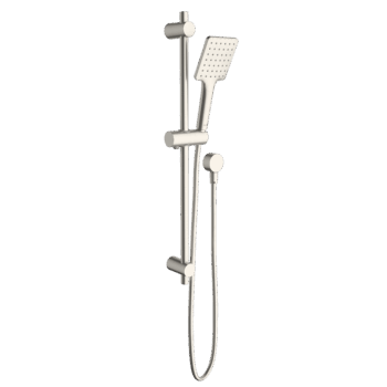 Basis Square Rail Shower (4 Star)- Brushed Nickel