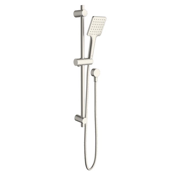 Basis Square Rail Shower (4 Star)- Brushed Nickel