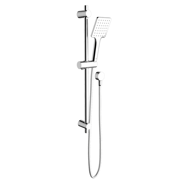 Basis Square Rail Shower (4 Star)- Chrome