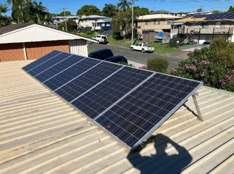 New enphase solar panels installed at a property in beenleigh