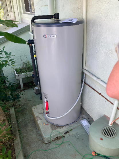 New rheem hot water system installed a property in caloundra