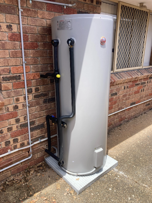 new hot water unit installed at a property in thornlands